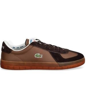 Lacoste Low Top Trainers - Brown