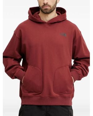 The North Face Graphic Hooded Sweatshirt - Red