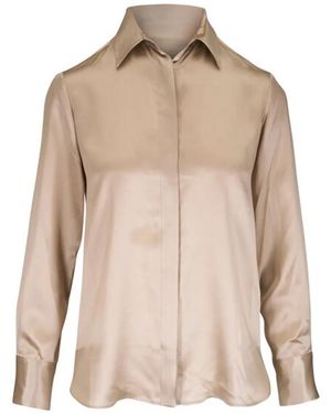 Kiton Silk Shirt - Natural
