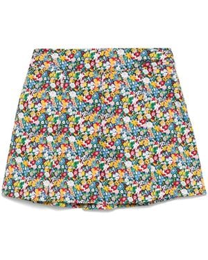 adidas X Liberty London Pleated Mini Skirt - Blue