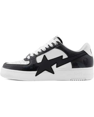 A Bathing Ape Star-Appliqué Trainers - Black