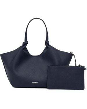 DKNY Medium Paula Commuter Tote Bag - Blue