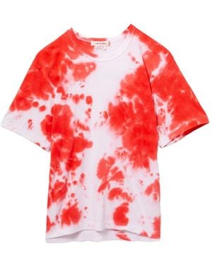 Comme des Garçons T-Shirt À Effet Tie Dye - Red