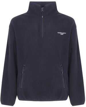Carhartt Edmore Half-Zip Sweatshirt - Blue