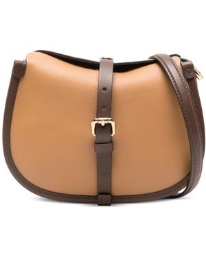 Etro Buckle Calf Leather Cross Body - Natural