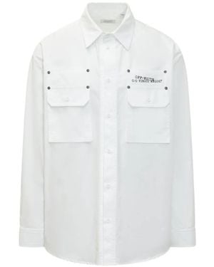 Off-White c/o Virgil Abloh Type Arrow Overshirt - White