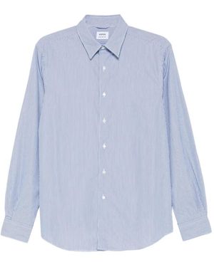 Aspesi Striped Cotton Shirt - Blue