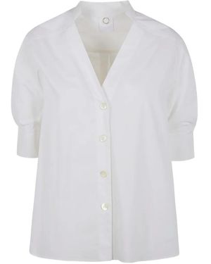 Mantu Puff-Sleeve Shirt - White