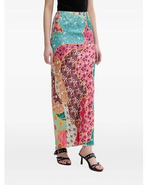 Never Fully Dressed Morocco Dorris Midi Skirt - Red