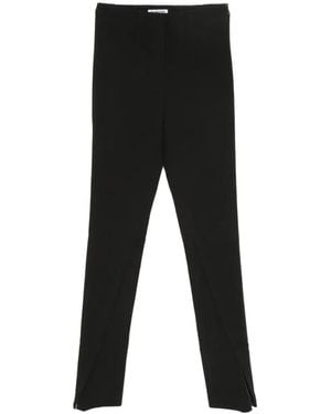 LA PISCINE Split-Hem Trousers - Black