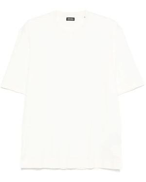ZEGNA Cotton-Blend T-Shirt - White