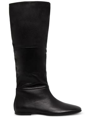 Vagabond Shoemakers Aleya Leren Knielaarzen - Zwart