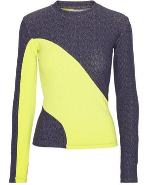 Henrik Vibskov Colour-Block Long-Sleeve T-Shirt - Yellow