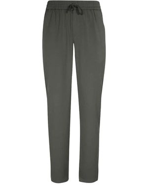 Les Deux Pantaloni Con Vita Elasticizzata - Grigio
