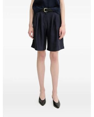 La Petite Francaise Savoureux Pleated Shorts - Black