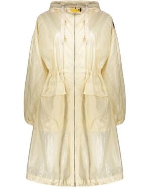 Parajumpers Hooded Gathered Coat - Natural