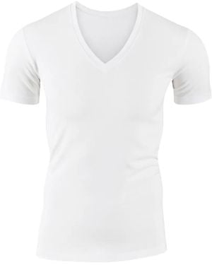 CALIDA Camiseta Con Cuello En V - Blanco