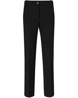 Pinko Pantalon De Costume À Coupe Droite - Black