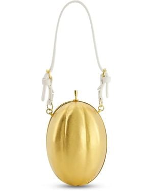 Giambattista Valli Clutch Aus Messing - Mettallic