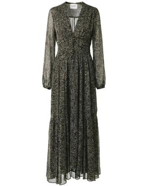 Isabel Marant Midi Briane Printed Dress - Green