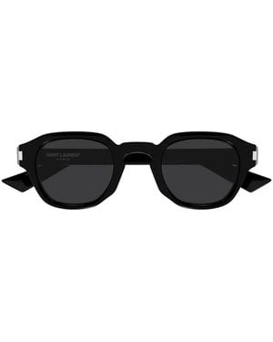 Saint Laurent Sl 946 Geometric-Frame Sunglasses - Black