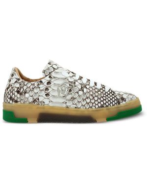 Philipp Plein Real Python Low Top Sneakers - Green