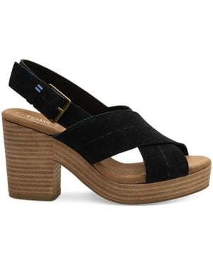 TOMS Ibiza Sandals - Black