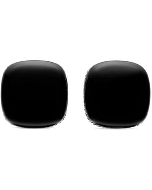 David Yurman Sterling Streamline Cushion Onyx Cufflinks (17Mm) - Black