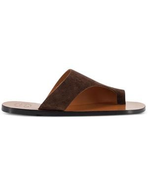 Atp Atelier Rosa Sandalen Mit Zehenriemen - Braun