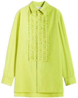 Lanvin Ruffled Shirt - Yellow