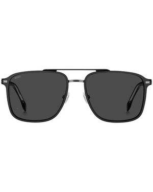 BOSS Lunettes De Soleil À Monture Carrée - Black