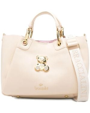 Braccialini Teddy-appliqué Tote Bag - ナチュラル