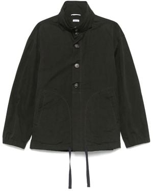 Thom Browne Coated Hooded Jacket - Black