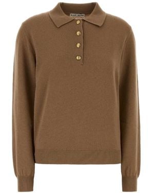 Blazé Milano Highland Polo Sweater - Brown