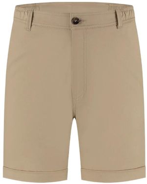 Aurélien Elasticated-Waistband Seaside Shorts - Natural