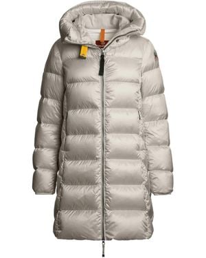 Parajumpers Gesteppter Kapuzenmantel - Grau