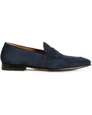 Kiton Loafer Aus Wildleder - Blau