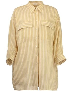 Brunello Cucinelli Camicia A Righe - Neutro