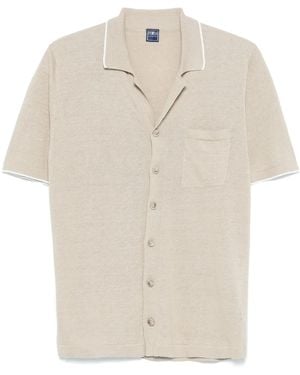 Fedeli Fine-Knit Shirt - White