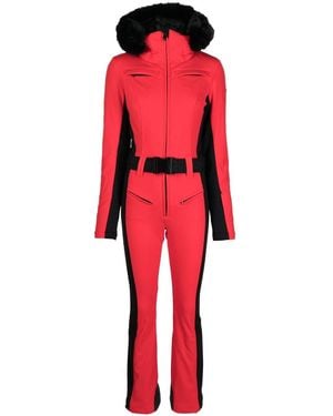 Goldbergh Colour-Block Performance Jumpsuit - Red