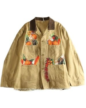 Doublet Vegetable-Embroidered Jacket - Metallic