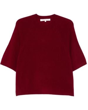 ABSOLUT CASHMERE Pull Leana À Manches Courtes - Red