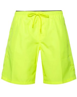 Sundek Badeshorts Mit Logo-Patch - Gelb