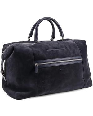 Kiton Sac Fourre-Tout À Fermeture Zippée - Blue