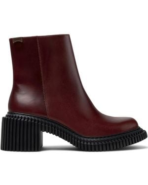 Camper Pix London Ankle Boots - Purple