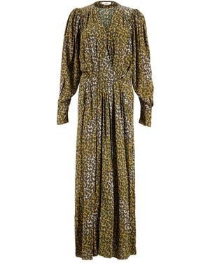 Isabel Marant Aissa マキシドレス - グリーン