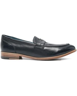 STURLINI FIRENZE Leather Penny Loafers - Grey