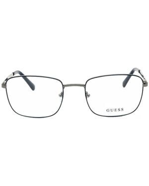 Guess Rectangle-Frame Glasses - White