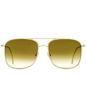 Victoria Beckham Vb 202S Square-Frame Sunglasses - Yellow