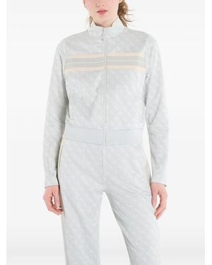 Guess Chaqueta Con Logo Estampado - Blanco